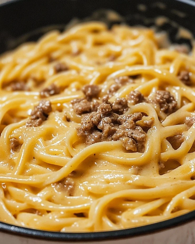 Creamy Pasta with Ground Beef
