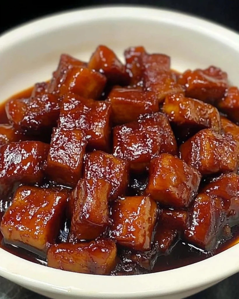 Caramelized Tofu with Sweet Soy Glaze