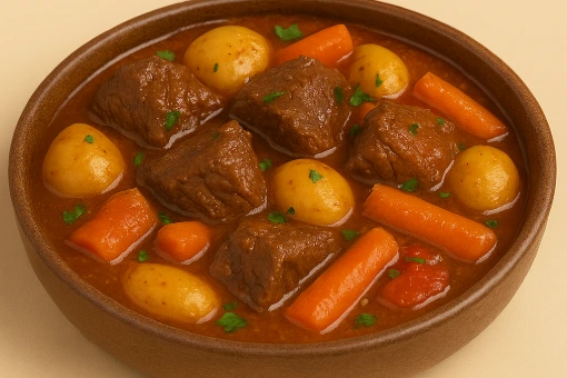 Ragoût de Bœuf aux Pommes de Terre et Carottes