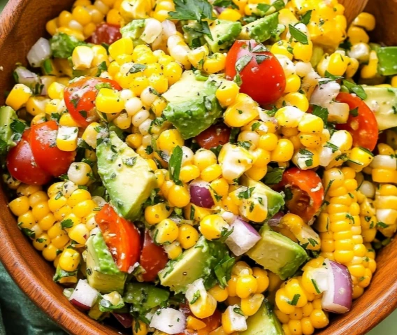 Summer Corn Salad with Avocado
