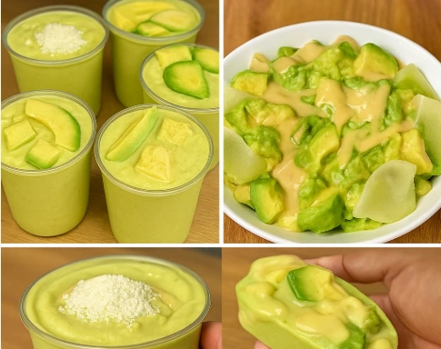 Avocado dessert cups for summer recipes