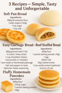 Easy Bread and Pancake Recipes