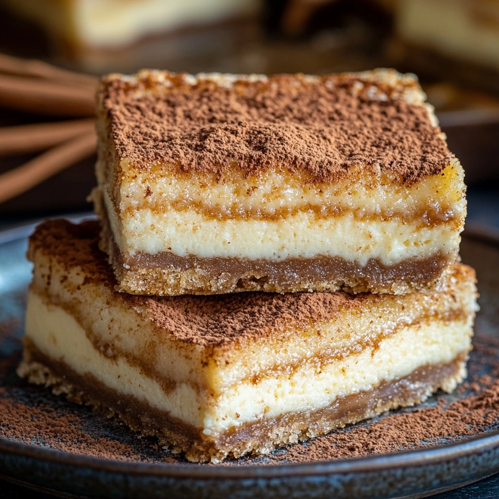 desserts summer Cinnamon Sugar Cheesecake Bars