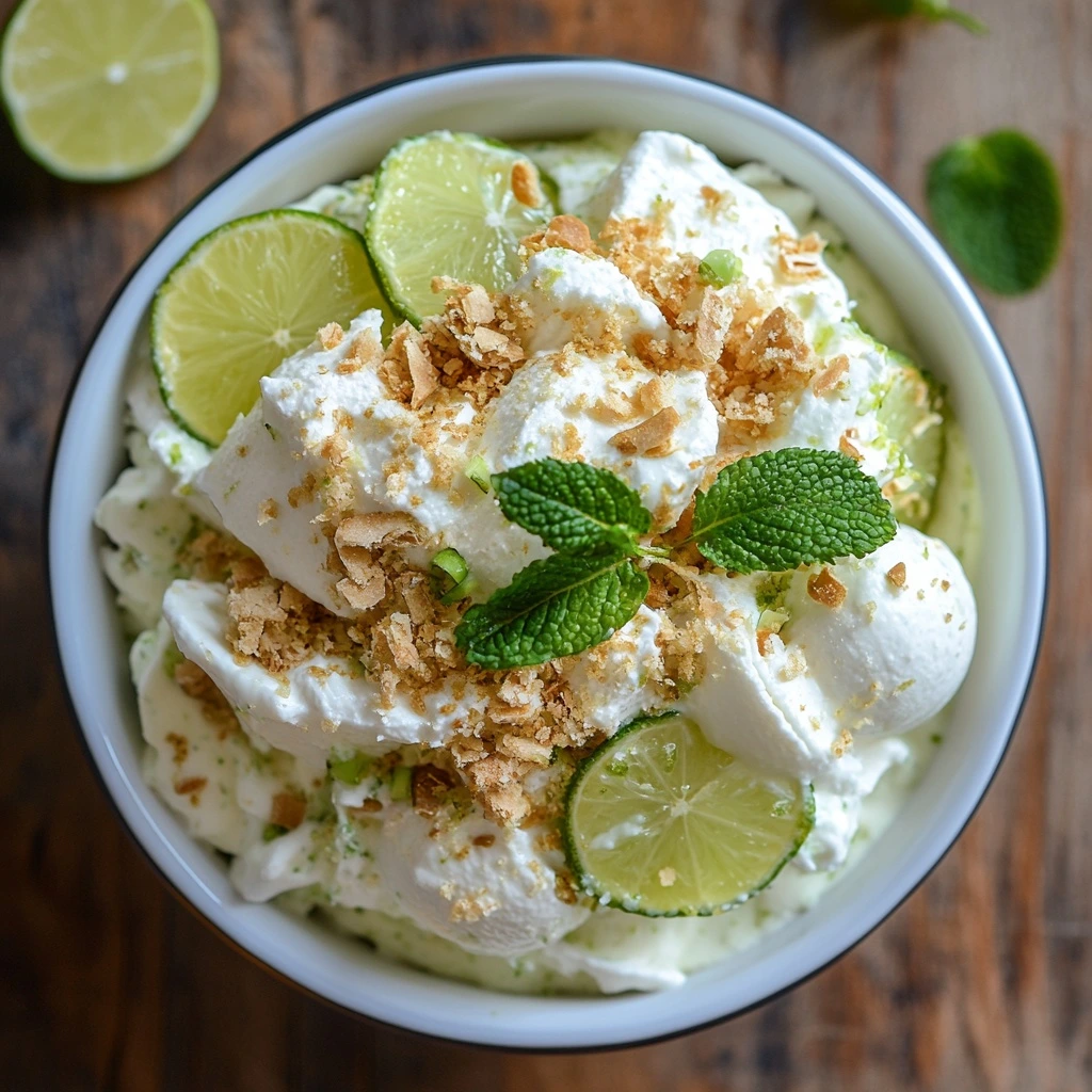 No-Bake Key Lime Cheesecake Fluff