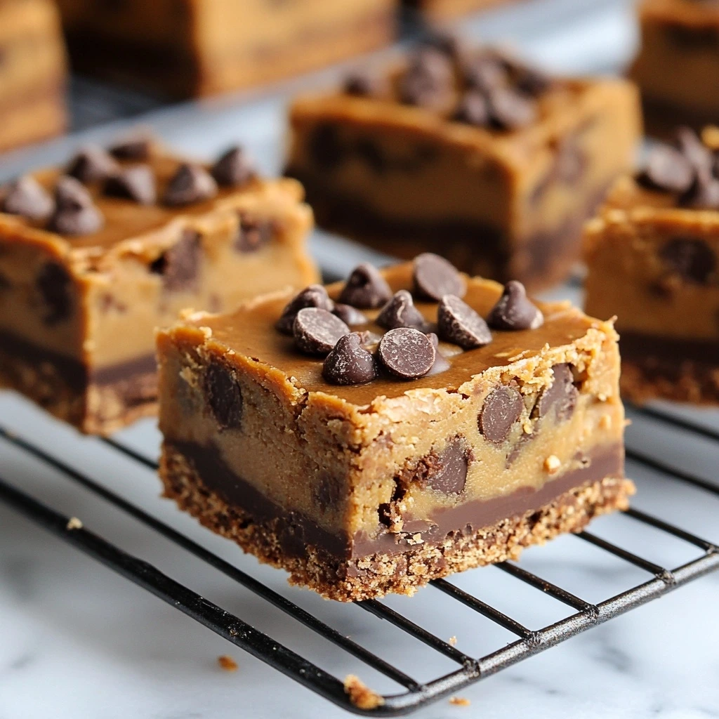 Chocolate Chip Cookie Butter Bars