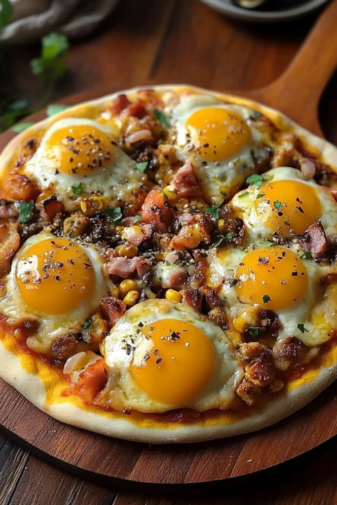 English Muffin Breakfast Pizza