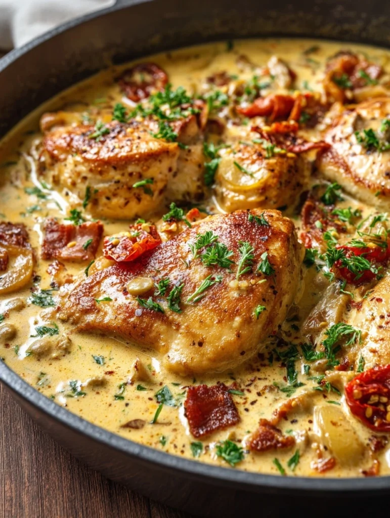 Creamy Pepperoncini Chicken Skillet – Main Dish for Dinner