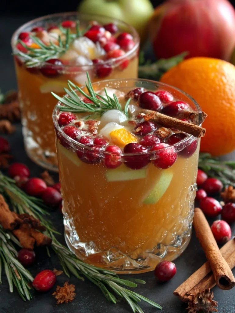 Thanksgiving Punch | Holiday Cocktail or Mocktail