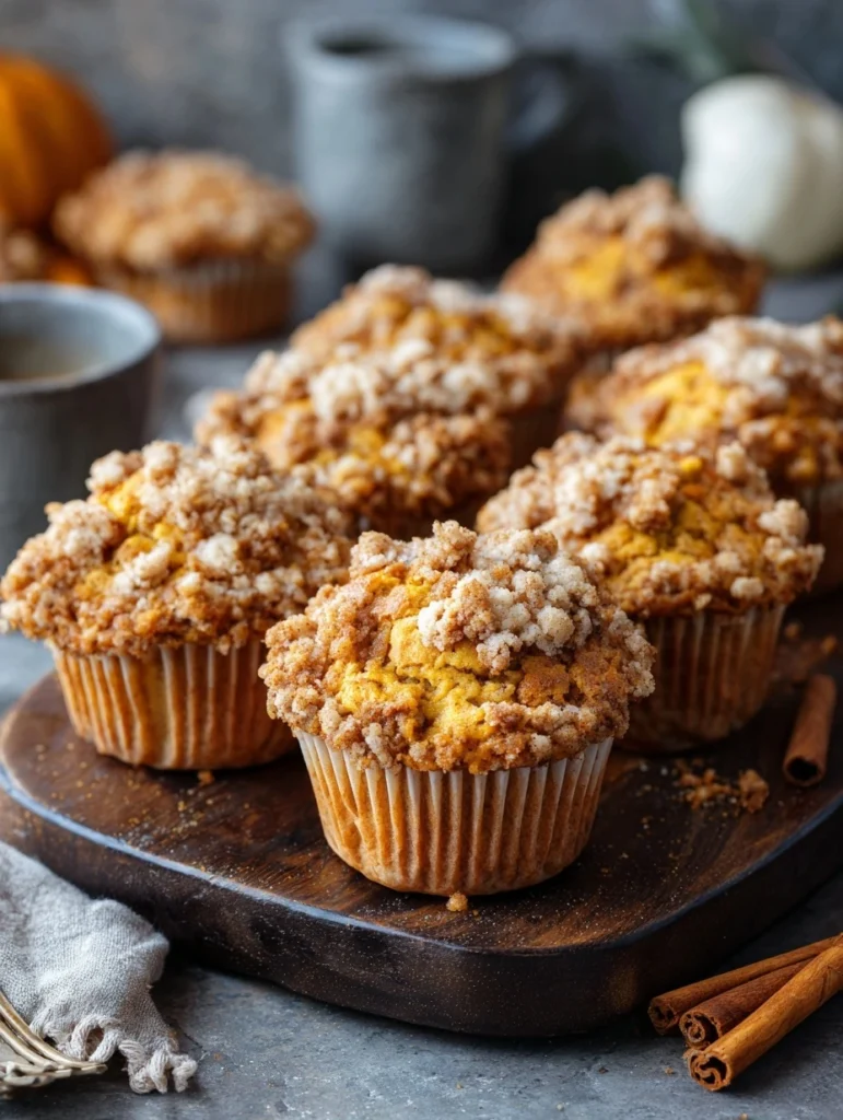 Apple Pumpkin Streusel Muffins Small Batch