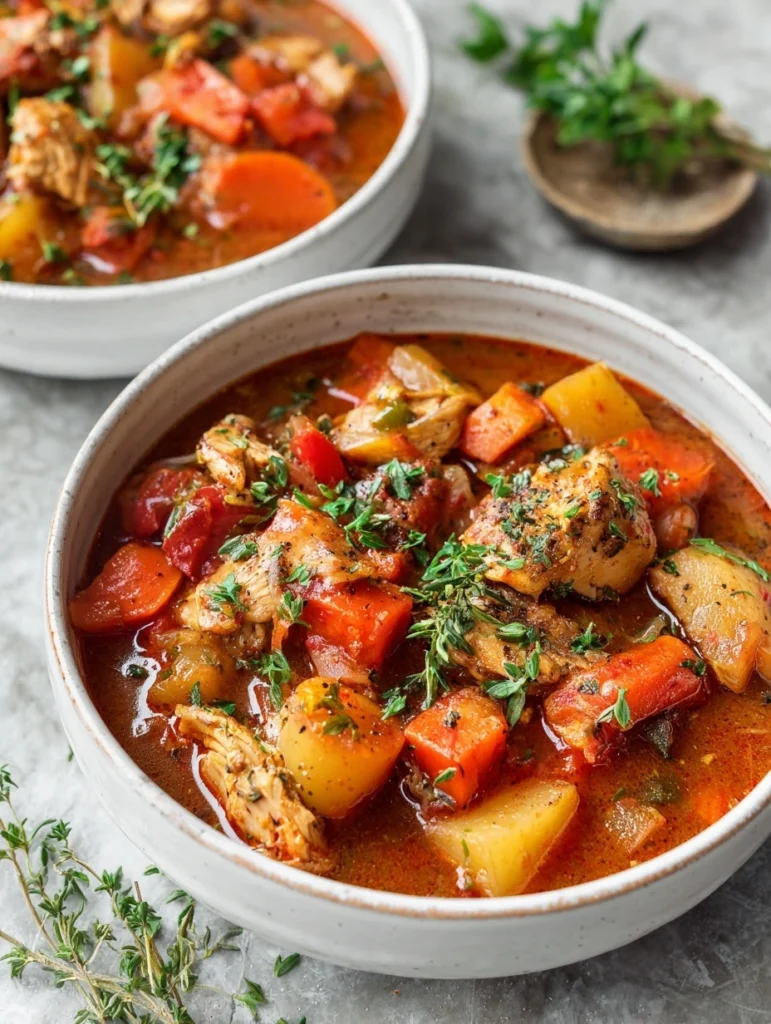 Slow Cooker Chicken Stew: A Hearty and Easy Crockpot Recipe for Cozy Nights