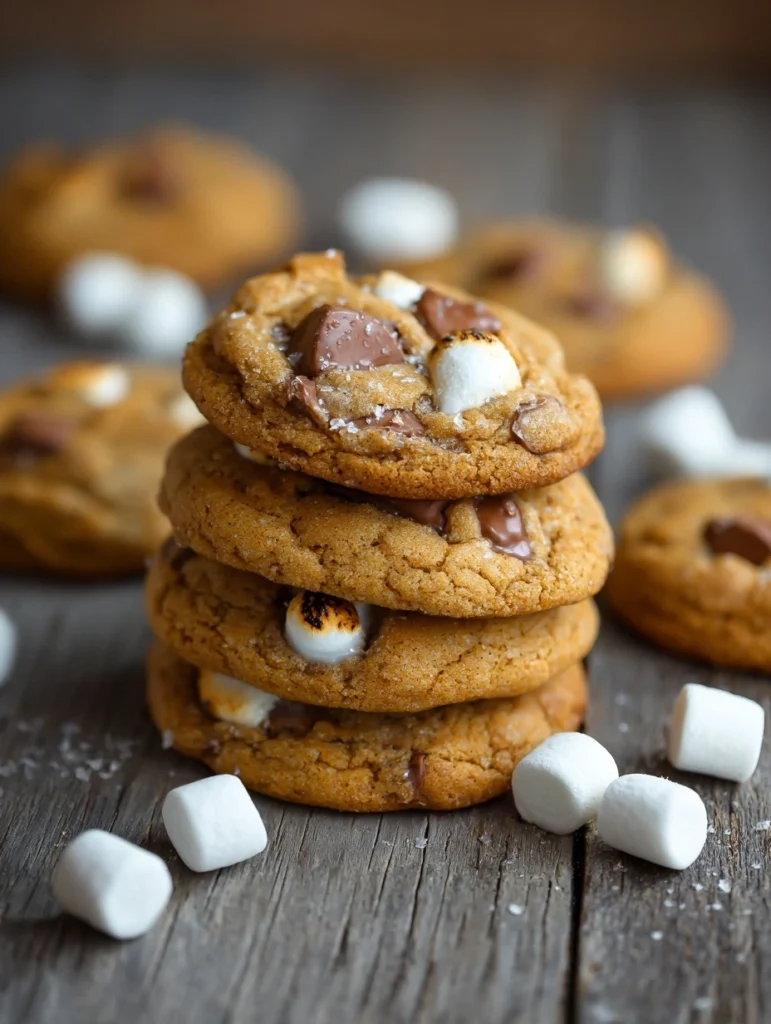 Pumpkin S'mores Cookies