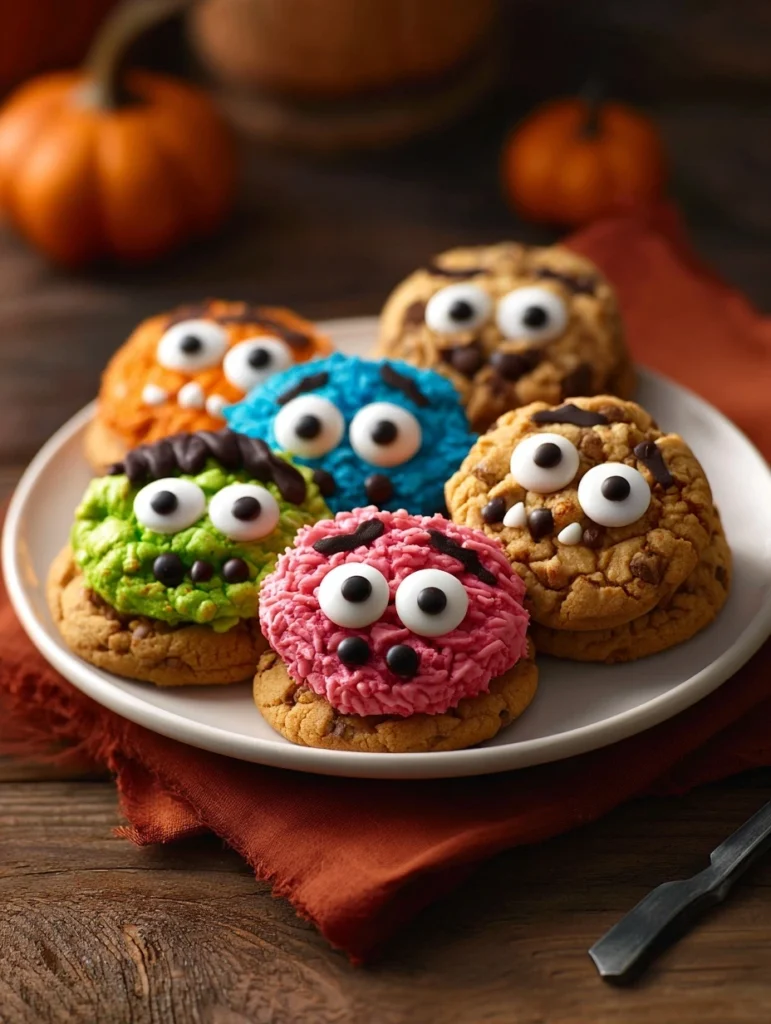Halloween Dessert: Gooey Monster Cookies Recipe