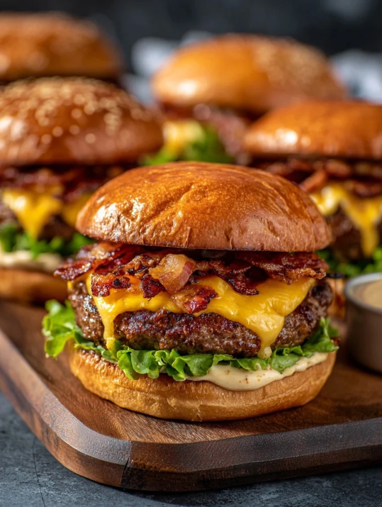 Crack Burgers – Cheese, Bacon & Ranch Burgers That Are Irresistibly Addictive