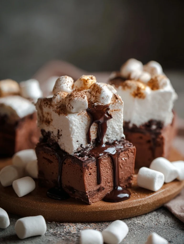 Hot Chocolate Fudge with Marshmallows | Cozy Fall Desserts