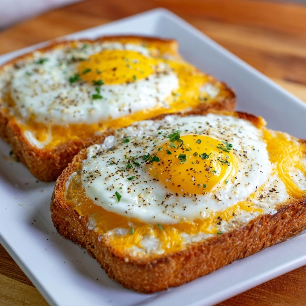 Air Fryer Egg and Cheese Toast – Easy Cheesy Recipe