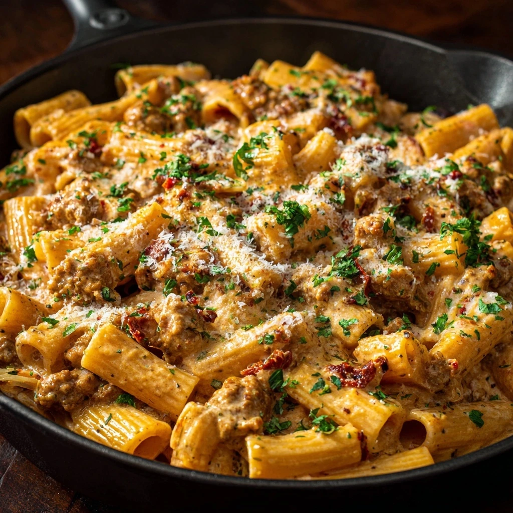 Creamy Italian Sausage Rigatoni