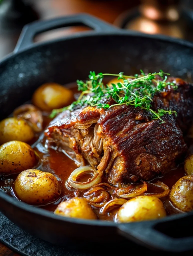 Autumn Recipes: Apple Cider Braised Pork Shoulder