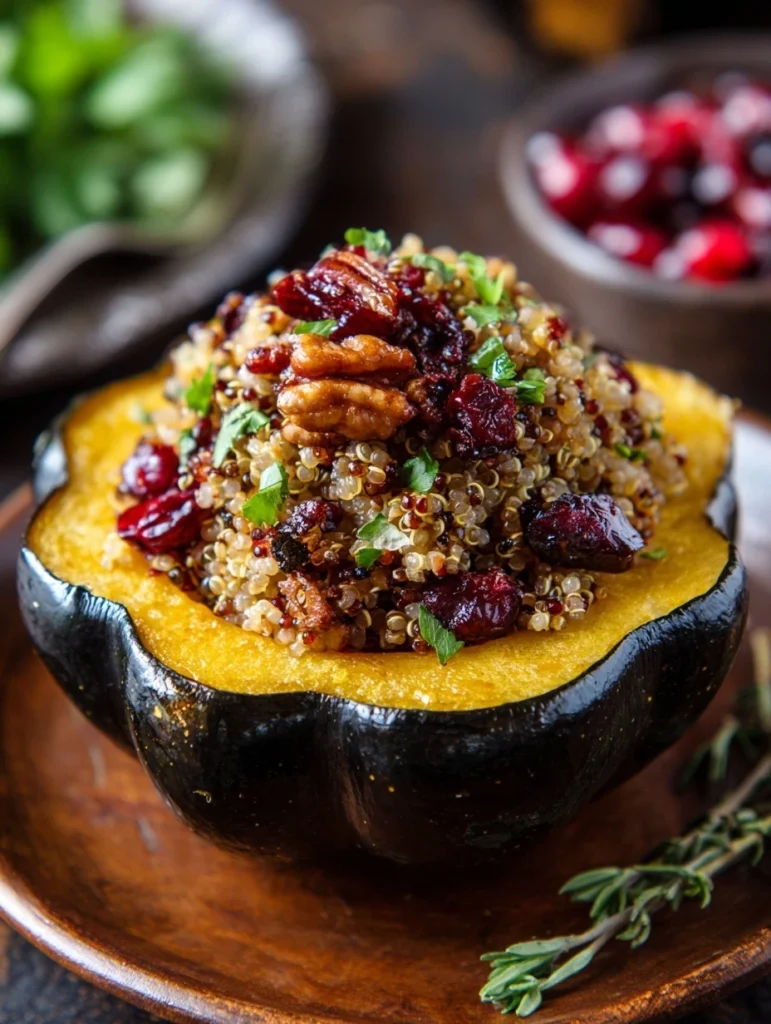 Thanksgiving Recipes Dinner Recipe – Stuffed Acorn Squash