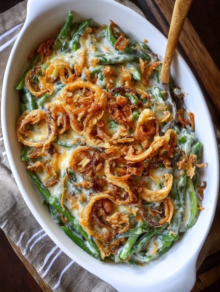 Thanksgiving recipes Green Bean Casserole from Scratch