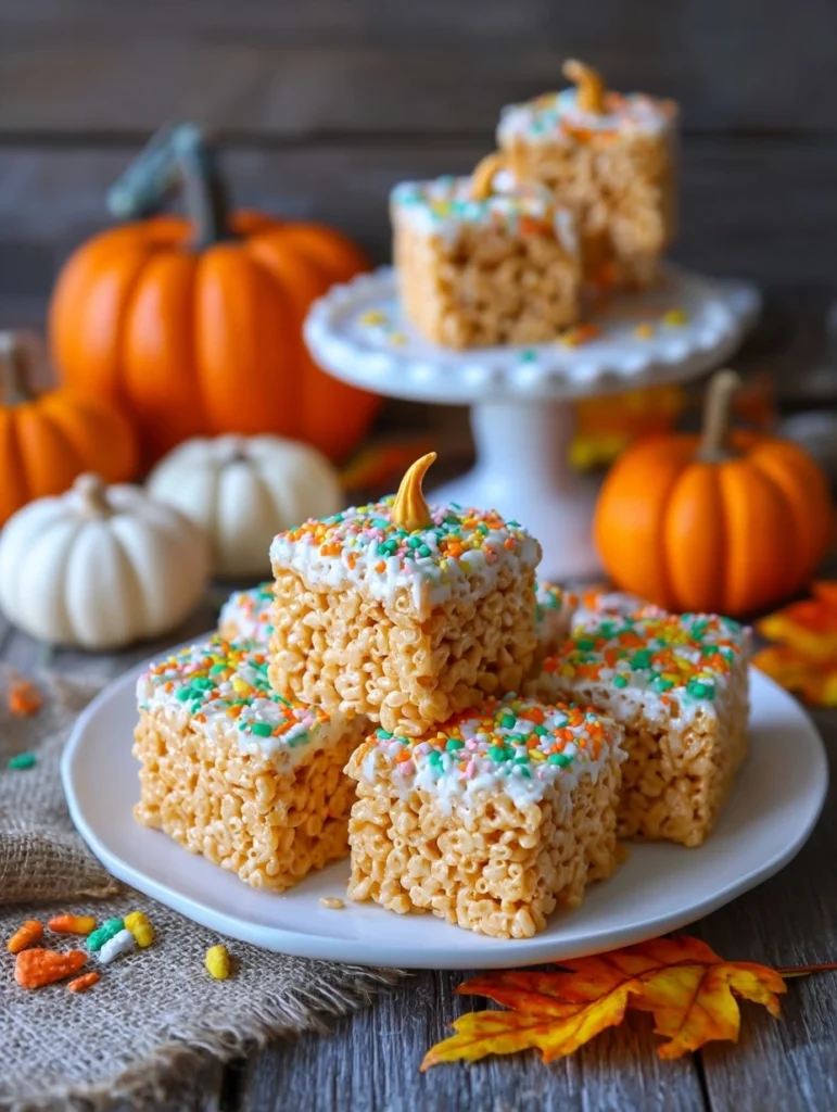Halloween Treats: Pumpkin Rice Krispie Treats Recipe