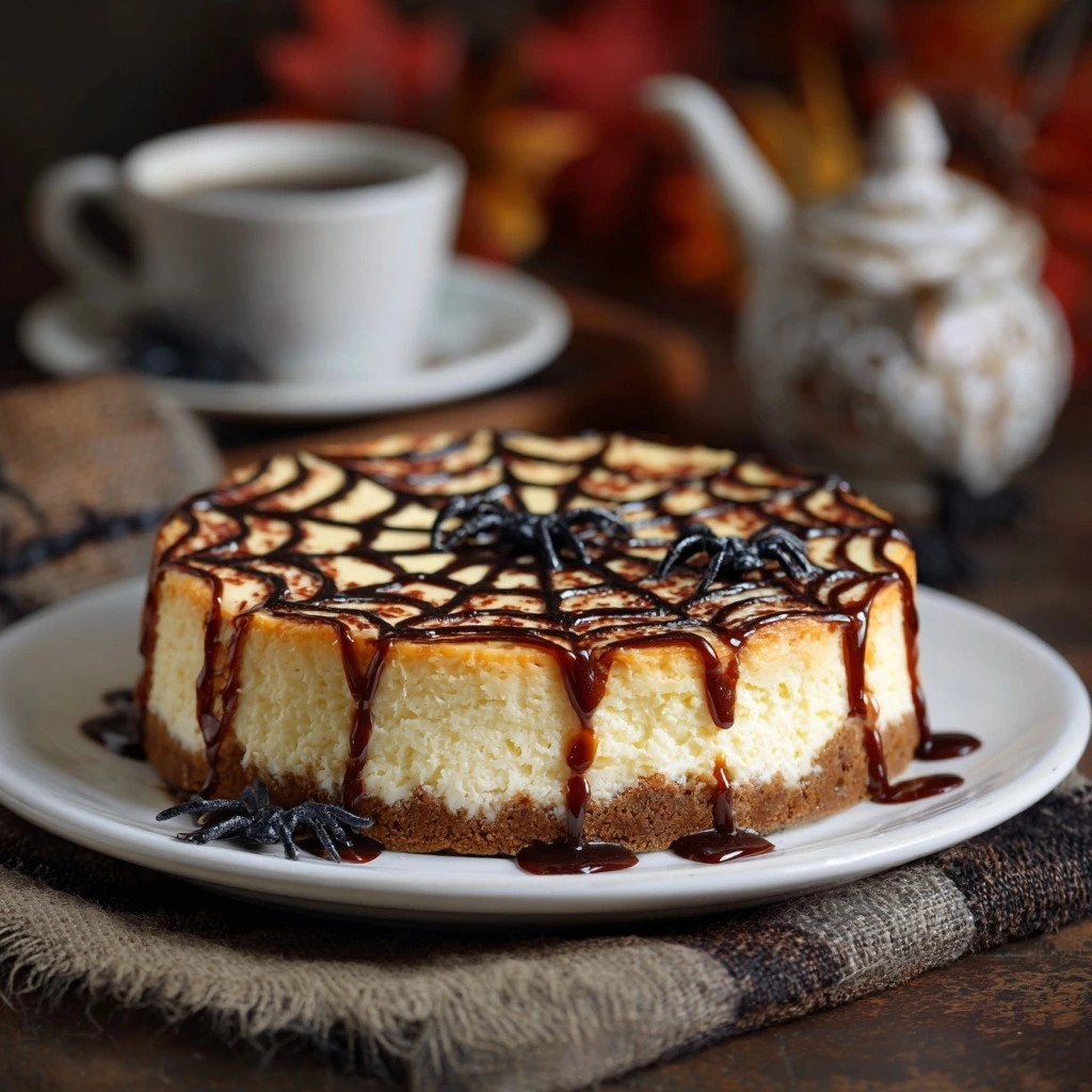 Spider Web Cheesecake