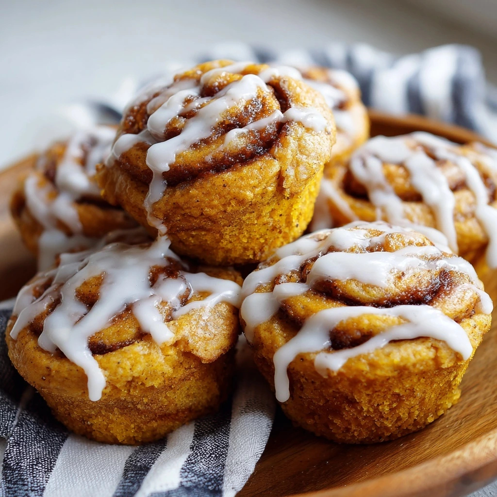 Pumpkin Cinnamon Roll Muffins Ever