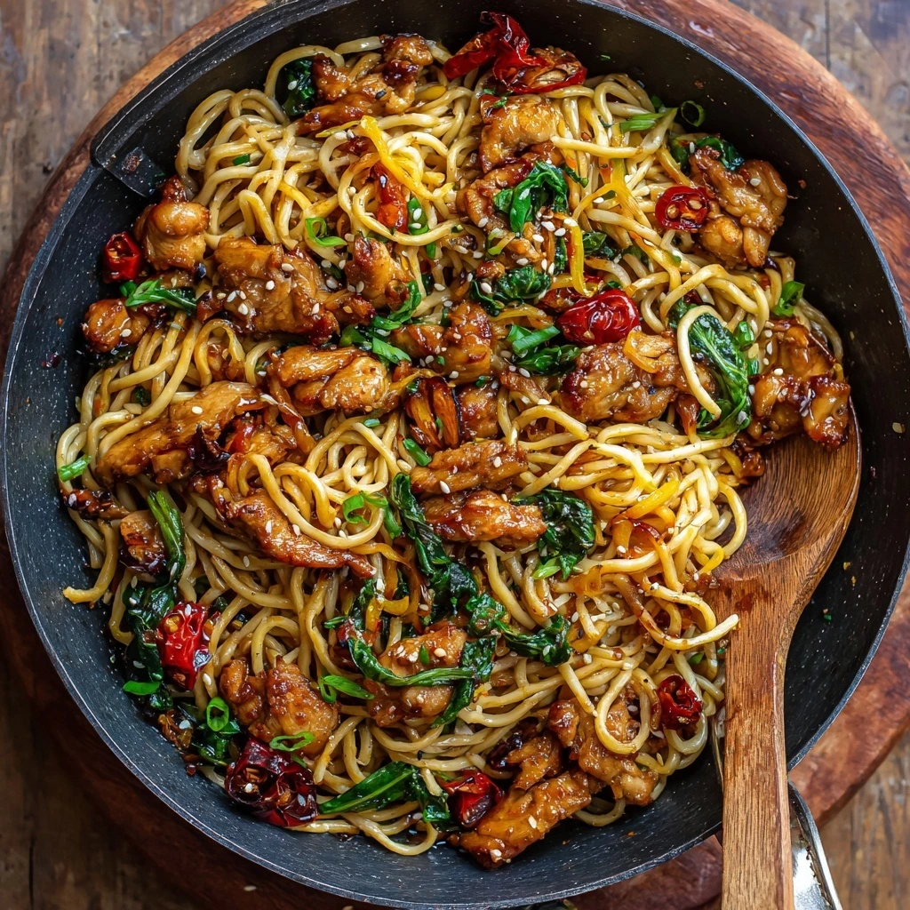 Sticky Garlic Chicken Noodles – The Ultimate Comfort Food Dish