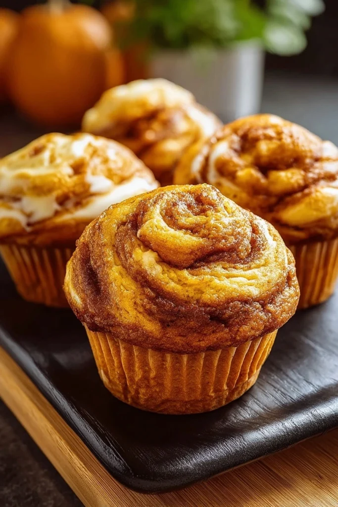 Pumpkin Cream Cheese Muffins