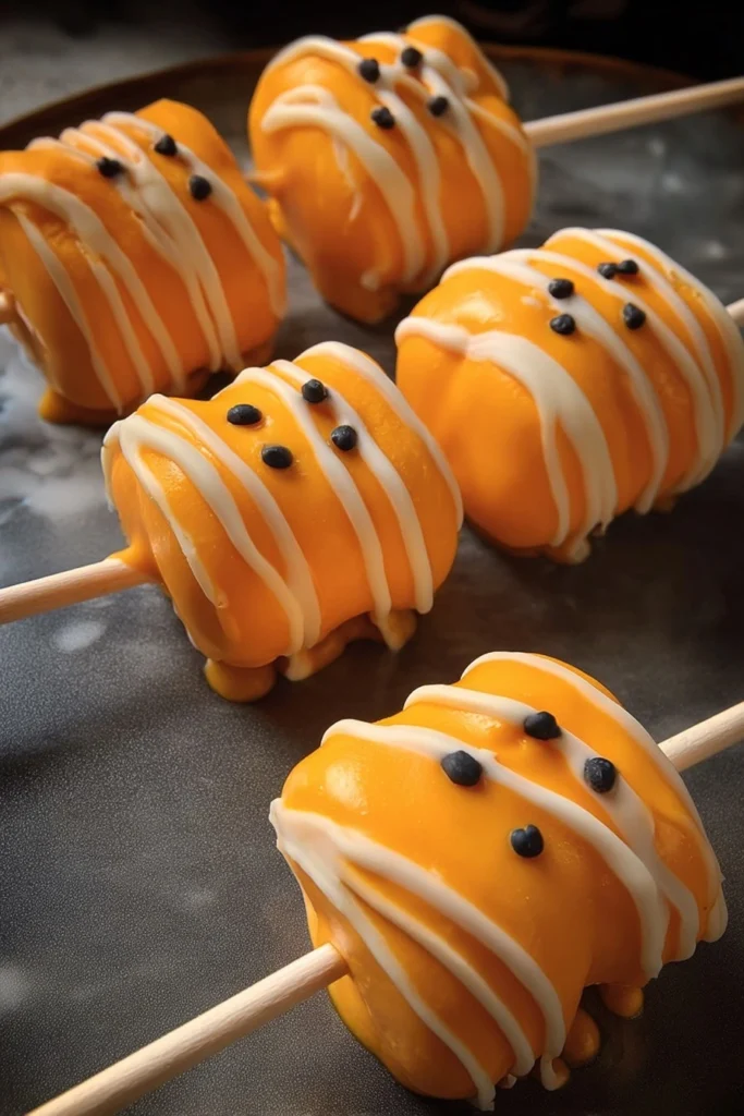 Pumpkin Marshmallow Pops