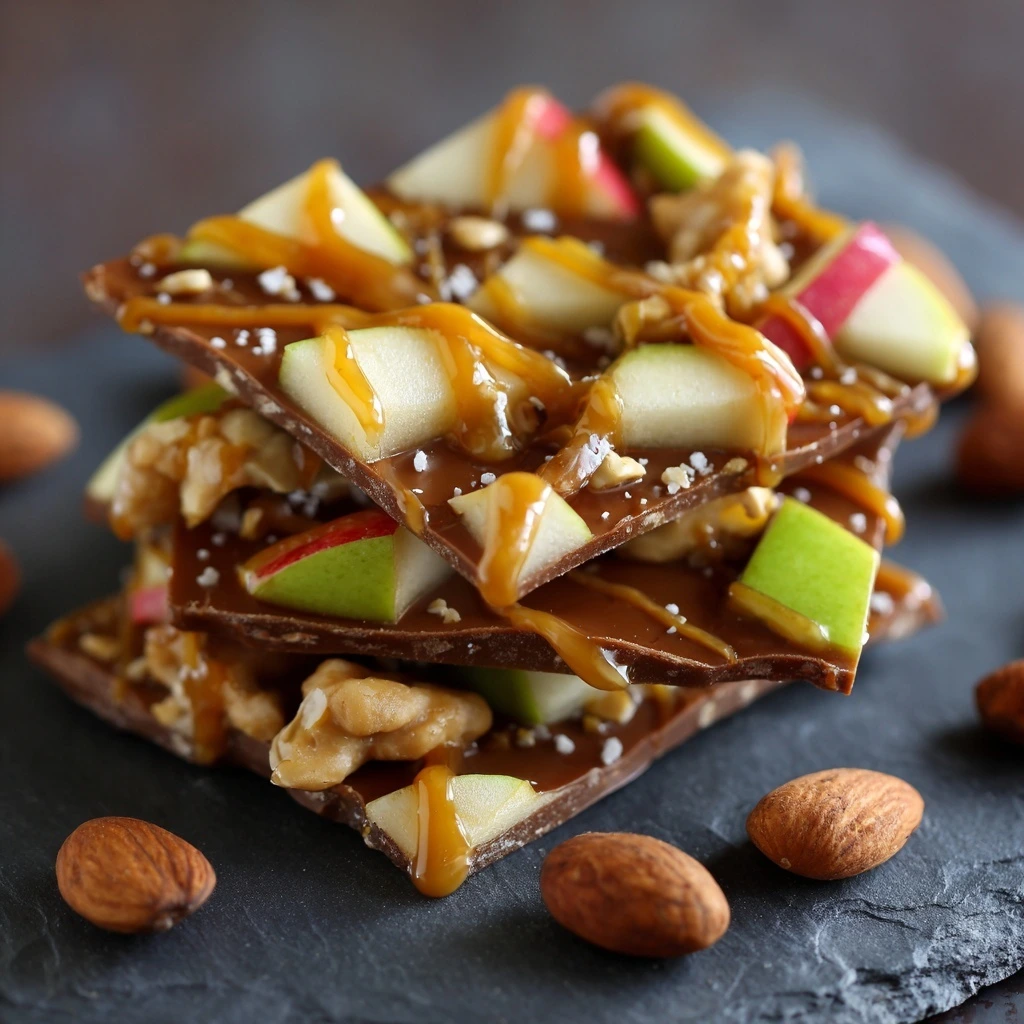 Caramel Apple Bark: The 10-Minute, No-Bake Fall Treat!