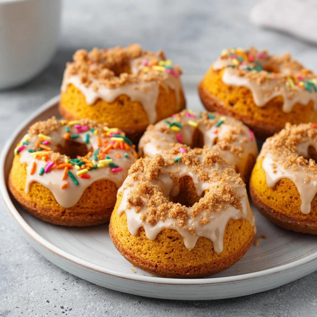 Easy Baked Pumpkin Donuts