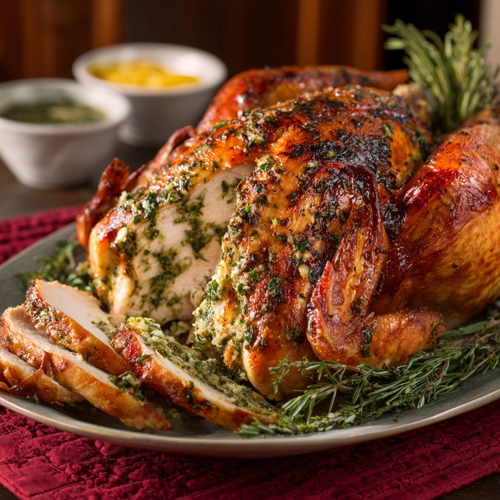 Roast Turkey with Herb Butter
