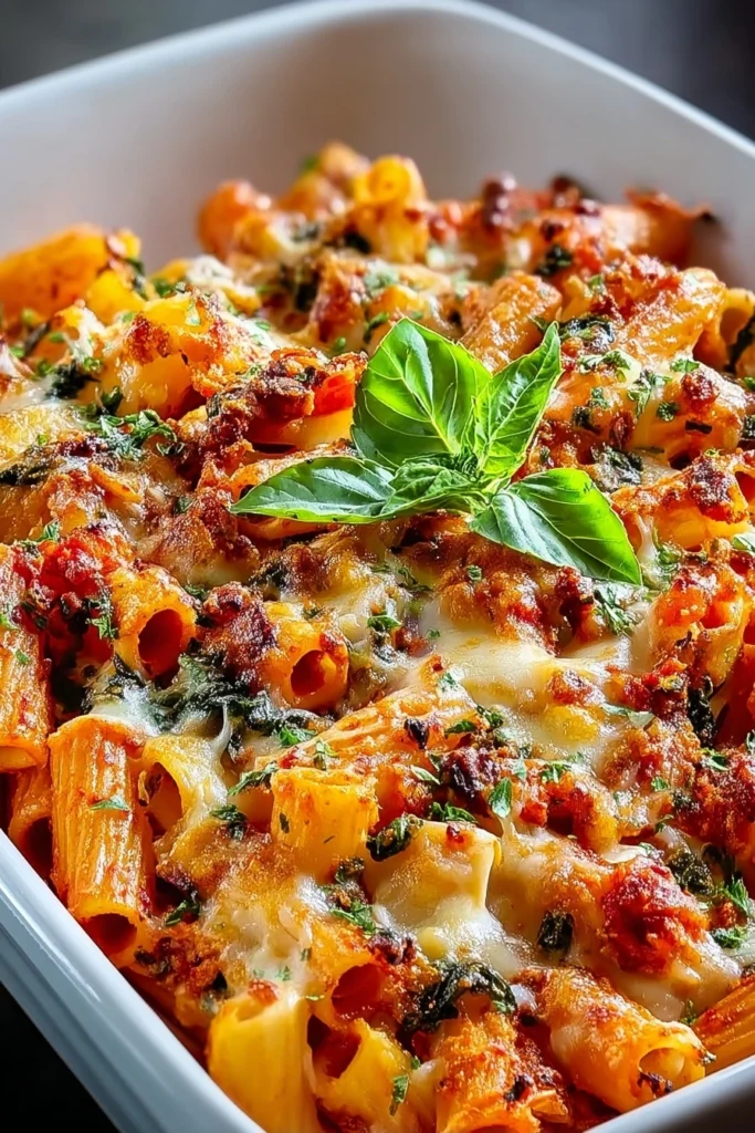 Loaded Veggie Baked Ziti