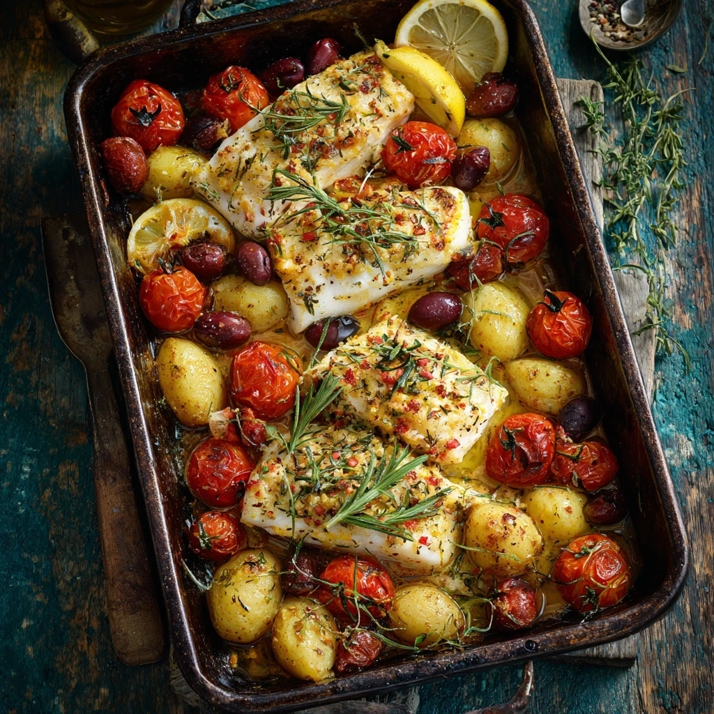 Mediterranean Baked Fish