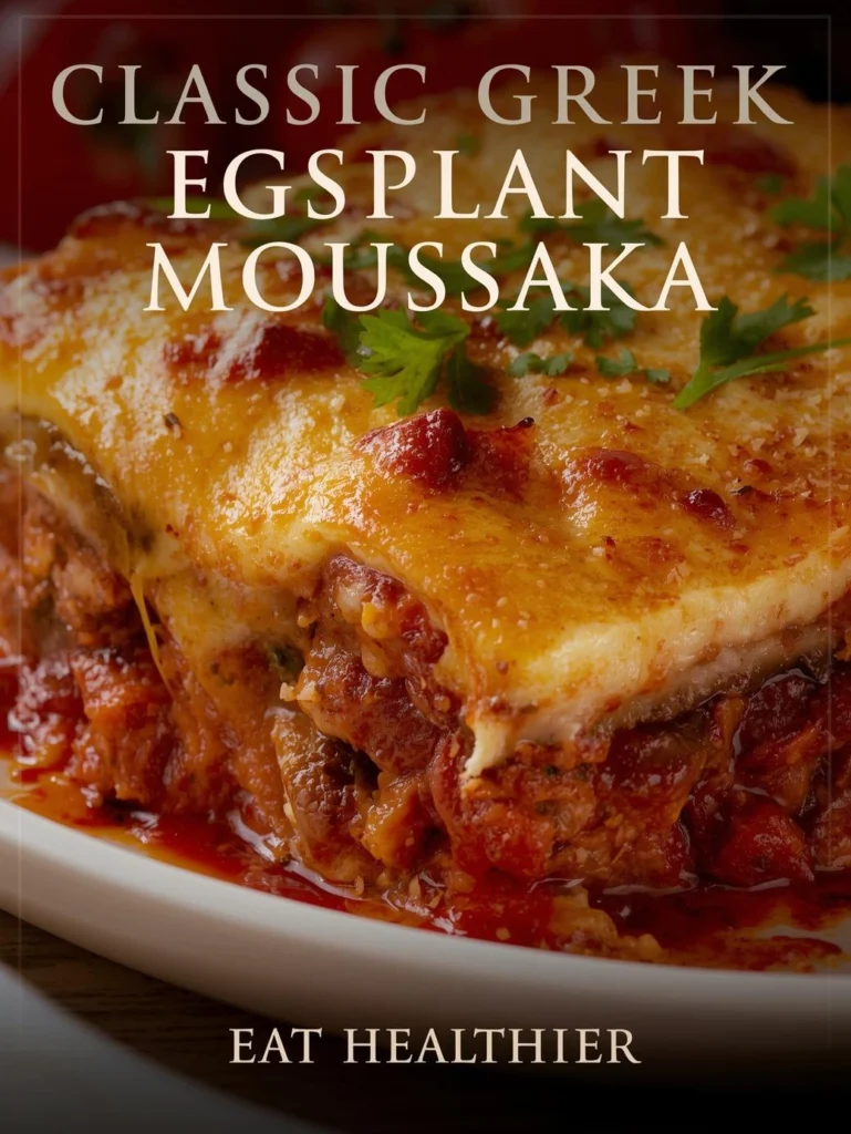 Classic Greek Eggplant Moussaka – Eat Healthier