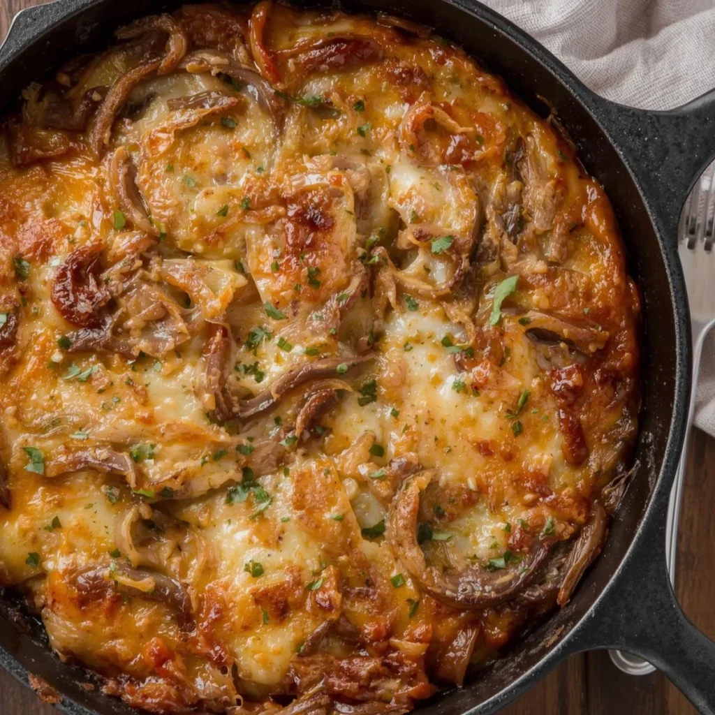French Onion Potato Bake